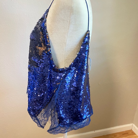 Intimately Free People sequins lace tank - Picture 3 of 8